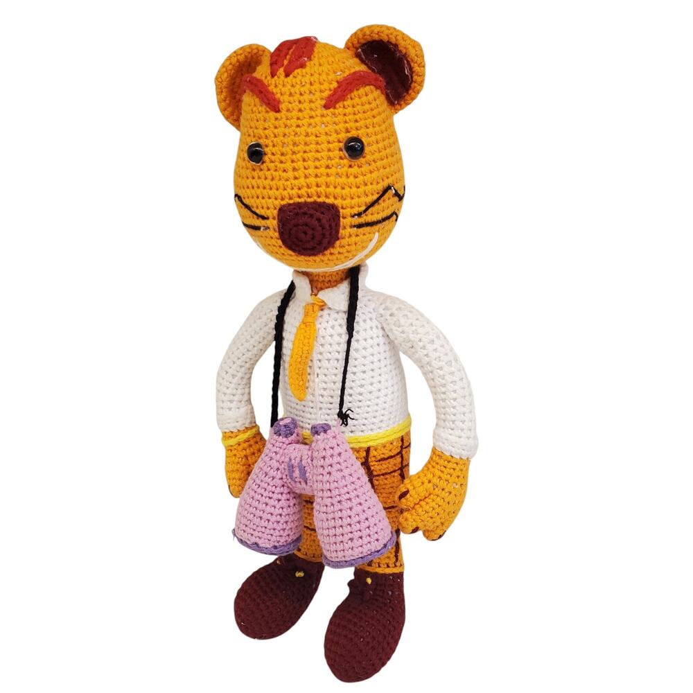 Mr Weasel Geckos Garage Handmade Crochet Dolls Fun Amigurumi Weasel Knit Doll